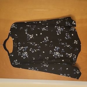 Stitch Fix brand blue floral blouse M